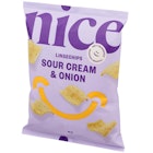 Nice Linsechips Sour Cream & Onion