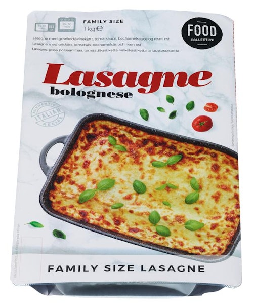 Food Collective Lasagne Bolognese Family Size