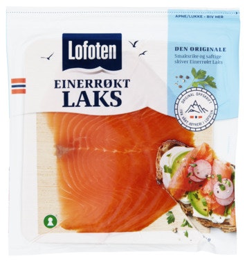 Bilde: © Lofoten / Oda Lofoten Einerrøkt Laks Skivet