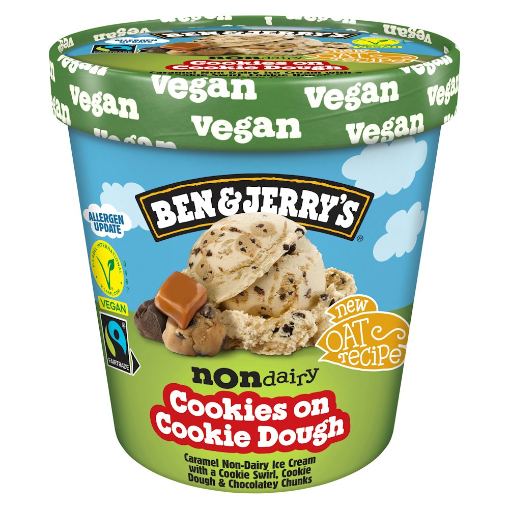 Ben & Jerry's Non-Dairy Cookies on Cookie Dough