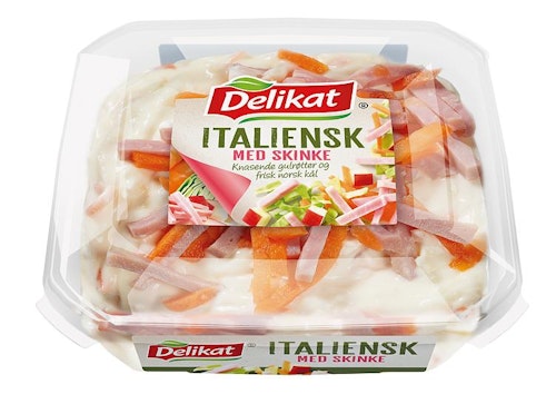 Delikat Italiensk Salat med Skinke