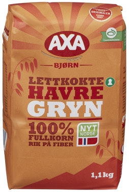 AXA Bjørn Lettkokte Havregryn