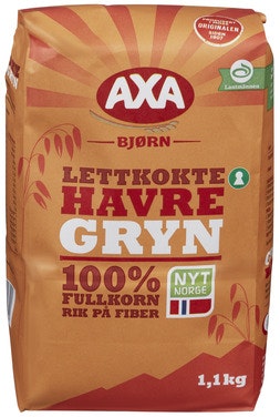Bilde: © AXA / Oda AXA Bjørn Lettkokte Havregryn