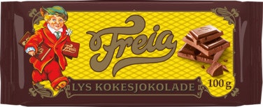 Bilde: © Freia / Oda Freia Lys Kokesjokolade 100 g