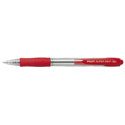 Bilde: © Pilot / Oda Pilot Super Grip Medium Kulepenn Rød