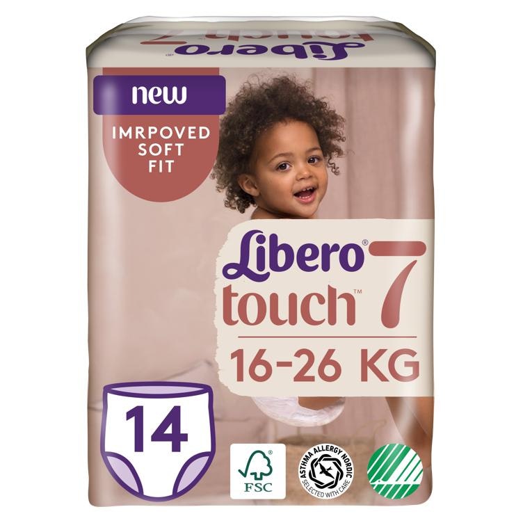 Libero Touch Buksebleier Str. 7, 16-26 kg