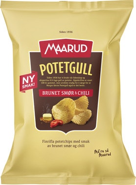 Bilde: © Maarud / Oda Maarud Potetgull Brunet Smør & Chili