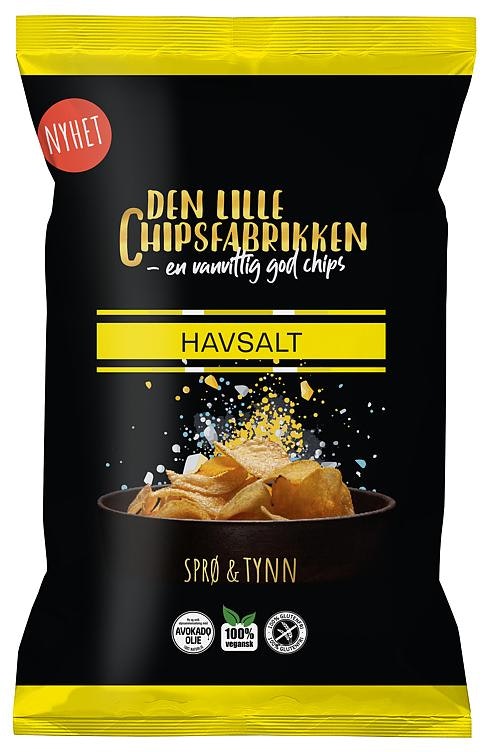 Den Lille Chipsfabrikken Havsalt Sprø & Tynn