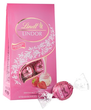 Bilde: © Lindor / Oda Lindor Lindor Jordbær & Krem