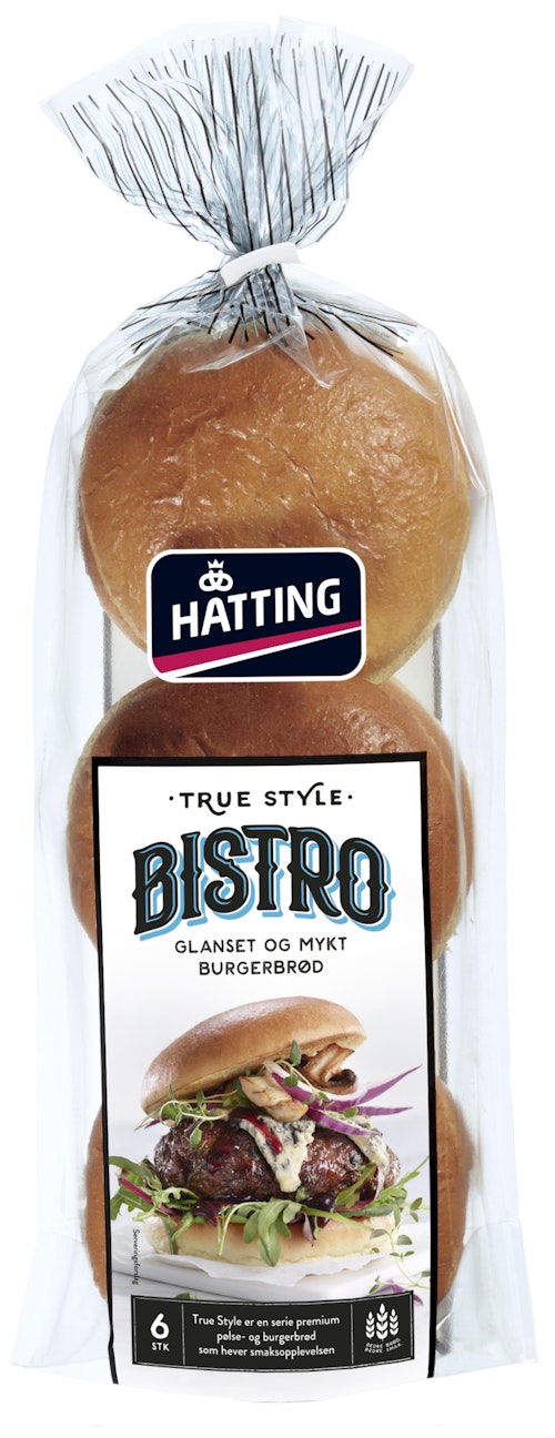 Hatting True Bistro Hamburgerbrød