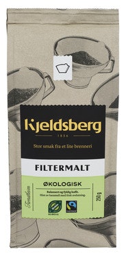 Kjeldsberg Kaffebrenneri Fairtrade Kaffe Filtermalt Økologisk