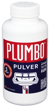 Bilde: © Plumbo / Oda Plumbo Plumbo Avløpsåpner Pulver