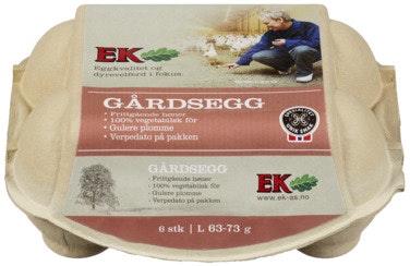 Bilde: © Ek Gårdskjøkken / Oda Ek Gårdskjøkken Store Egg Fra Frittgående Høner Str L