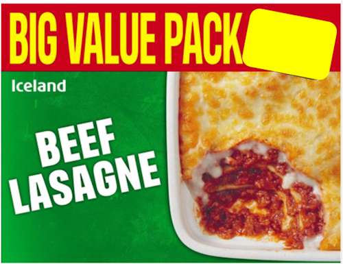 Bilde: © Iceland / Oda Iceland Beef Lasagne 500 g
