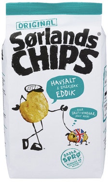 Bilde: © Sørlandschips / Oda Sørlandschips Havsalt & Eplekjekk Eddik
