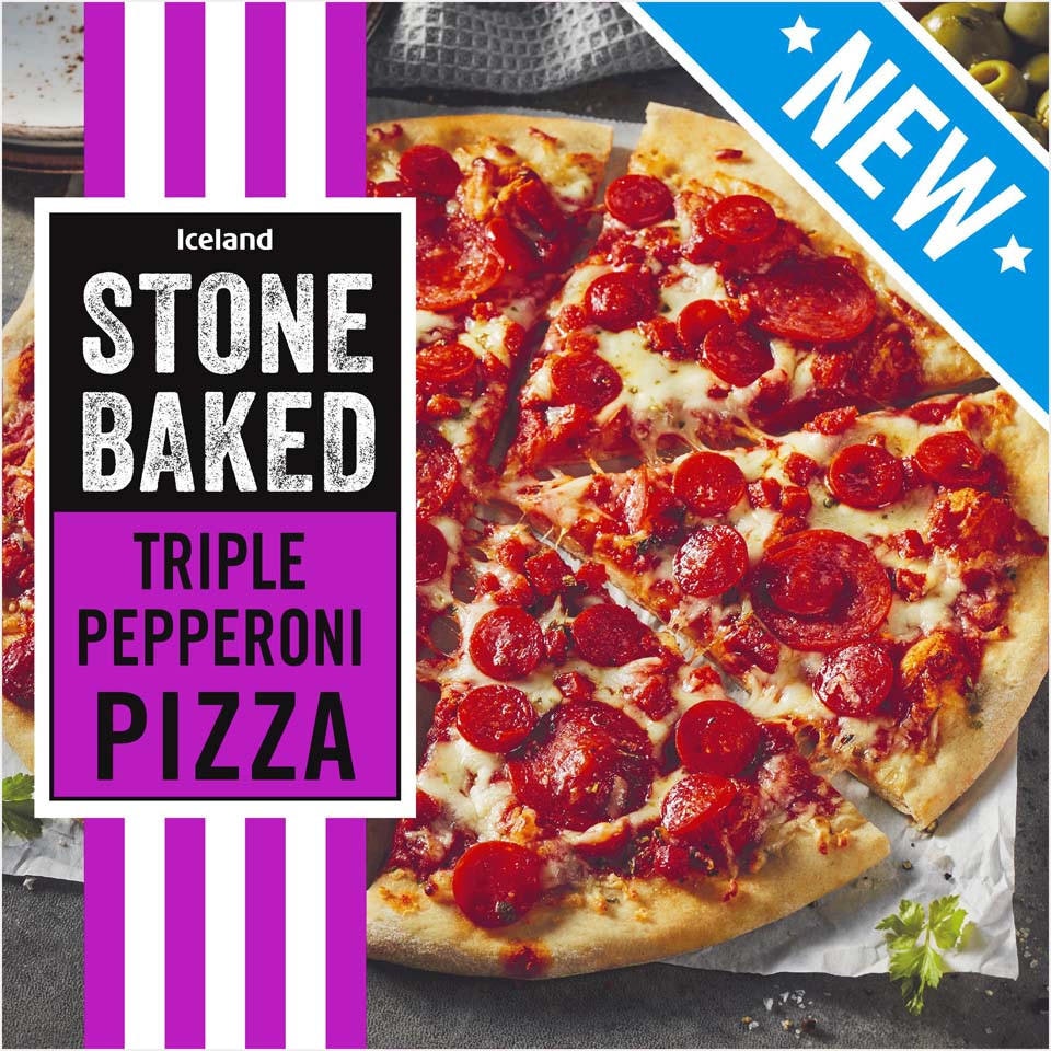 Iceland Trippel Pepperoni Stonebaked Pizza