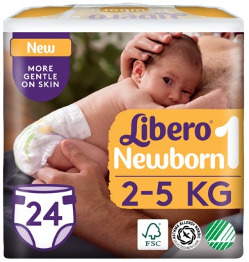 Bilde: © Libero / Oda Libero Newborn Åpen Bleie Str. 1, 2-5kg