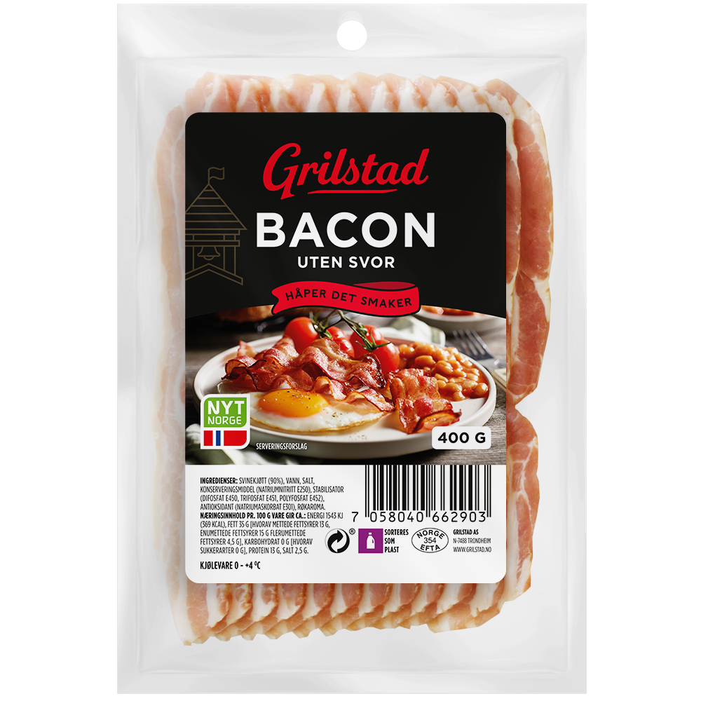Grilstad Bacon uten svor