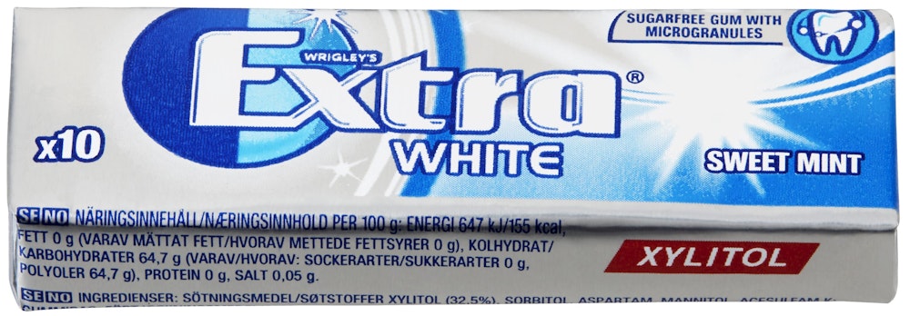 Extra White Sweet Mint Sukkerfri 10 stk