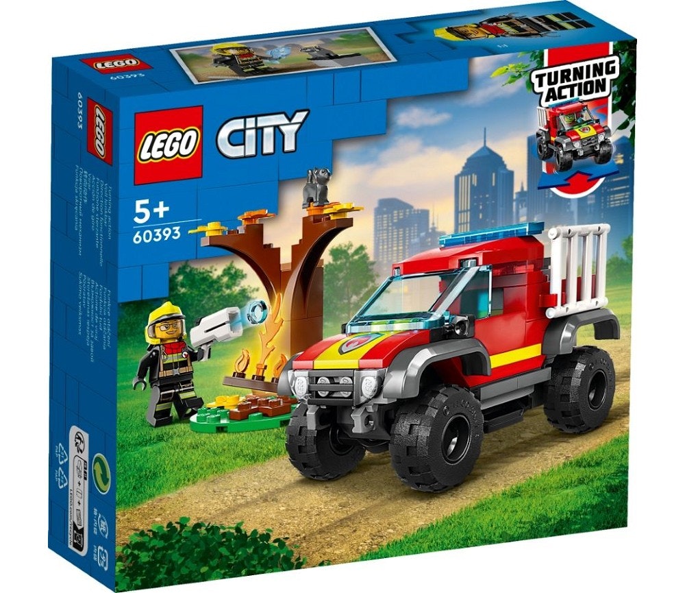 Sprell LEGO City Brannvesenets firehjulstrekker