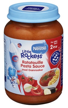 Ratatouille Pasta Sauce med Grønnsaker Fra 2 år, 190 g