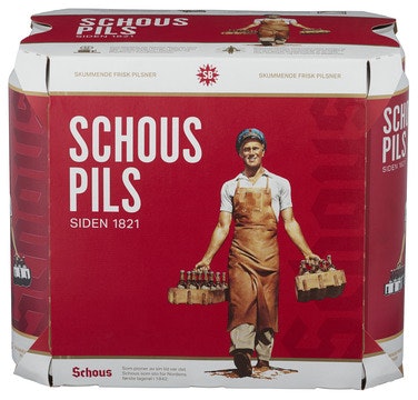 Bilde: © Schous Pils / Oda Schous Pils Schous Pilsner 6 x 0,5l