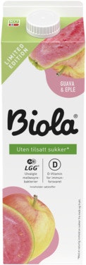Bilde: © Tine / Oda Tine Biola med Guava og Eple UTEN Limited Edition