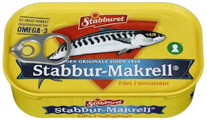 Stabburet Stabbur-Makrell Filet i tomatsaus