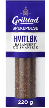 Bilde: © Grilstad / Oda Grilstad Hel Hvitløkspølse