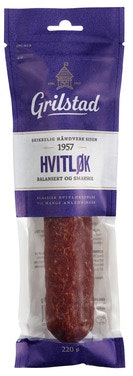 Bilde: © Grilstad / Oda Grilstad Hel Hvitløkspølse