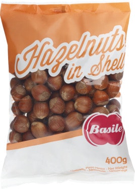 Hasselnøtter med Skall 400 g