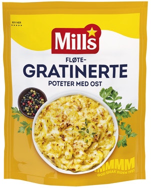 Bilde: © Mills / Oda Mills Gratinerte Poteter Med Ost