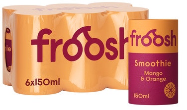 Bilde: © Froosh / Oda Froosh Smoothie Mango & Appelsin 6 x 150ml