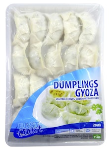 East Coast Dumplings Gyoza Gressløk Dim Sum 20stk