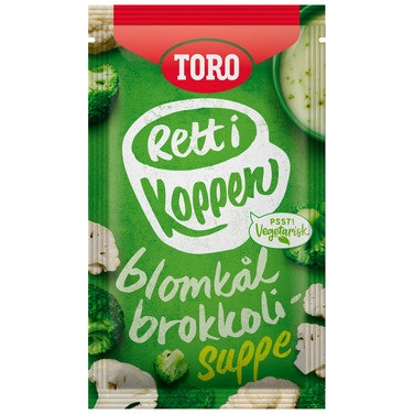 Bilde: © Toro / Oda Toro Blomkål- & Brokkolisuppe Rett i Koppen