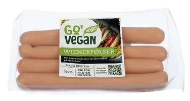 Go’Vegan Plantebaserte Wienerpølser
