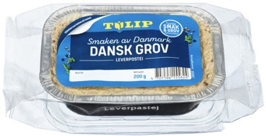 Bilde: © Tulip / Oda Tulip Grov Dansk Leverpostei Ovnsbakt