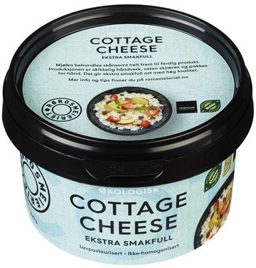 Bilde: © Rørosmeieriet / Oda Rørosmeieriet Økologisk Cottage Cheese