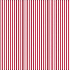 Sprell Gavepapir stripemønster Rød/hvit