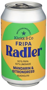 Klokk & Co FRIPA Radler Mandarin & Sitrongress