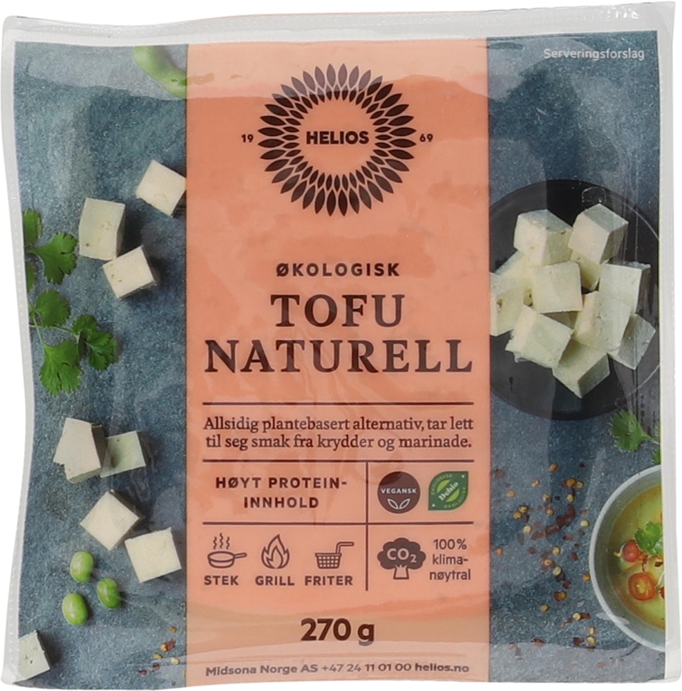 Tofu Naturell Økologisk, 270 g
