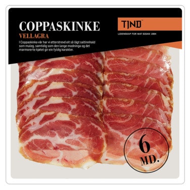 Bilde: © TIND / Oda TIND Vellagra Coppaskinke