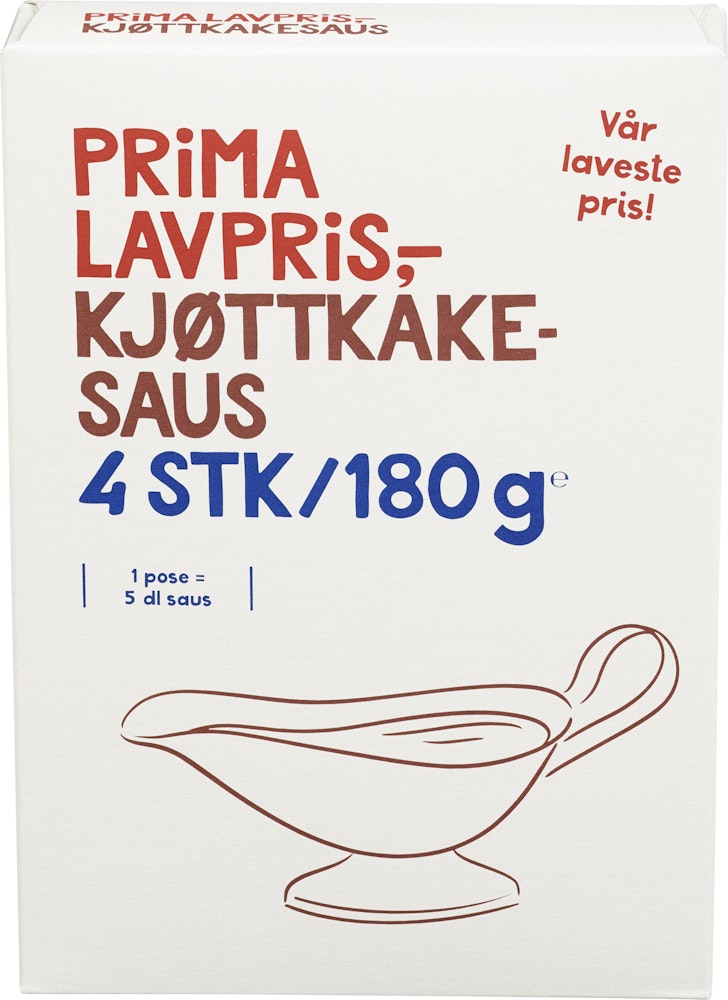 Prima Lavpris Kjøttkakesaus