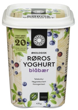 Rørosmeieriet Økologisk Blåbær Yoghurt