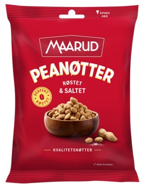 Maarud Peanøtter Røstet & Saltet, 300 g