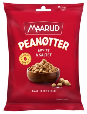 Bilde: © Maarud / Oda Maarud Peanøtter Røstet & Saltet