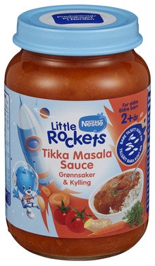 Little Rockets Tikka Masala Grønnsaker & Kylling Fra 2 år