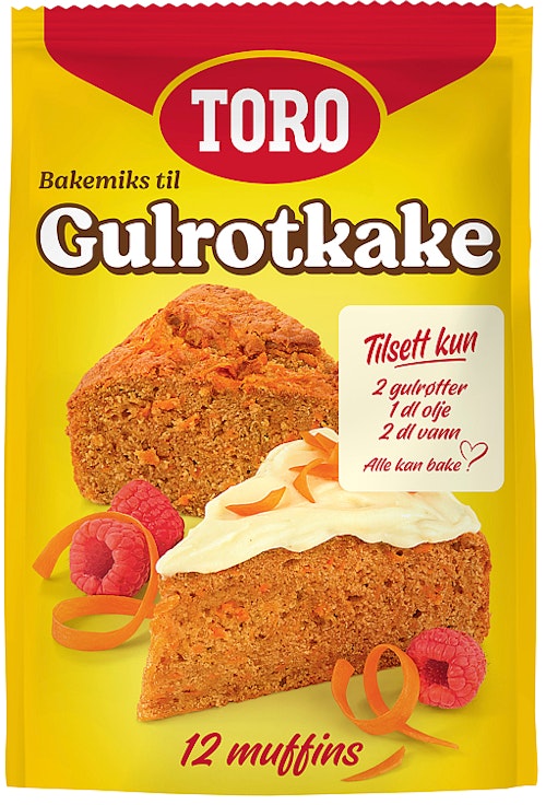 Bilde: © Toro / Oda Toro Toro Gulrotkake