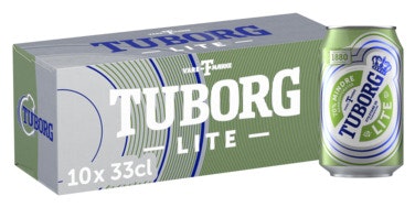 Tuborg Tuborg Lite 10 x 0,33l