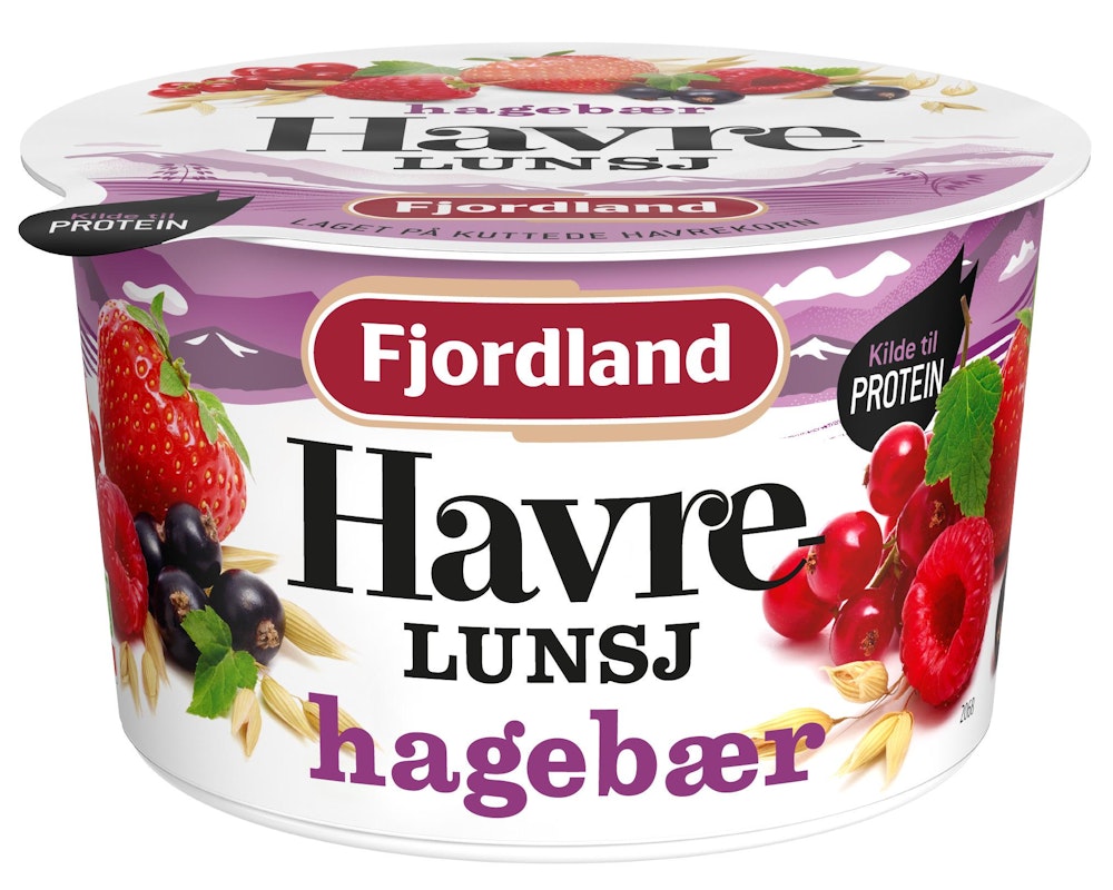 Fjordland Havrelunsj med Hagebær